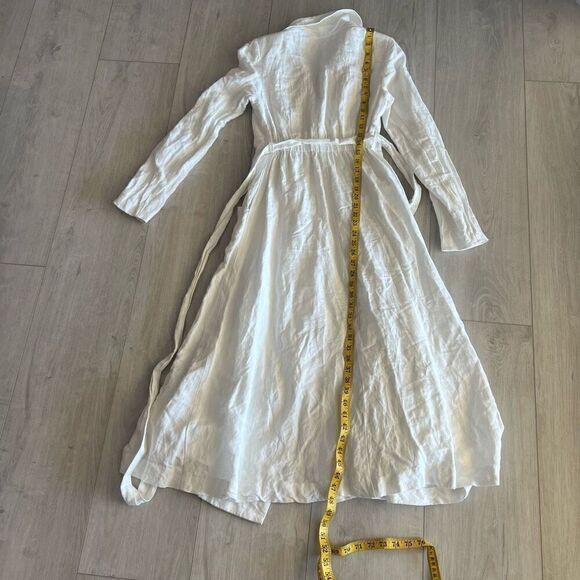 Bardot Linen Blend Shirt Dress size xs off white - Picture 3 of 9